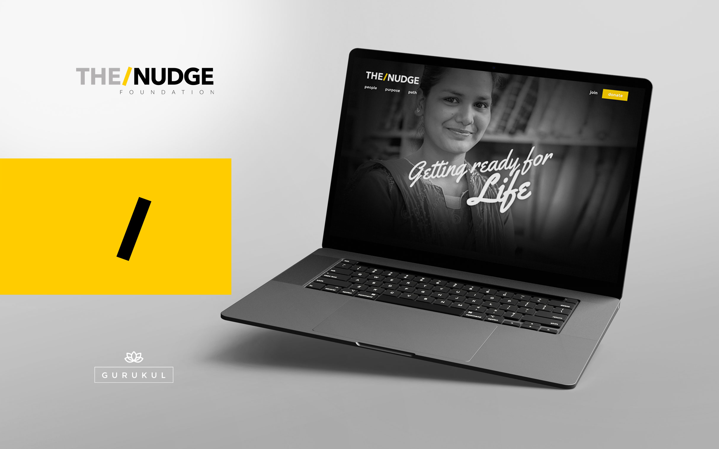 The Nudge Foundation identity and website